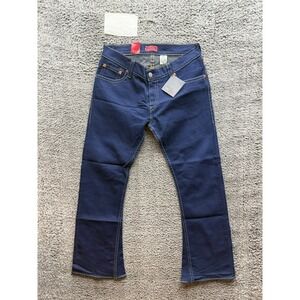Vintage Y2k Levi's Type 1 Tough Boot Cut Denim Jeans Blue Womens Size 16M NWT